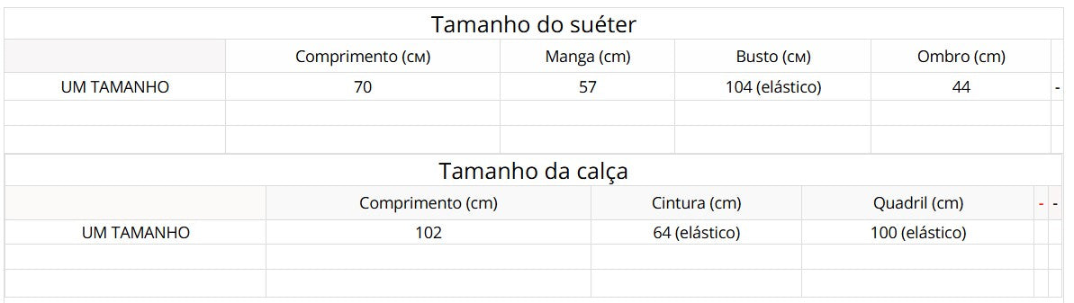 Ribbed Cotton Knit Set