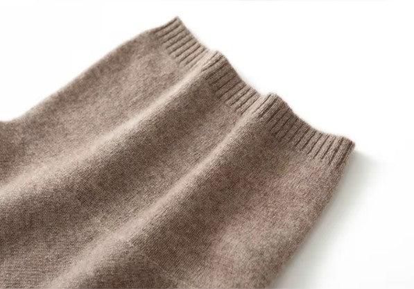 Merino Wool High-Neck Cape