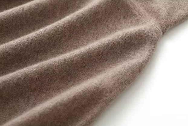 Merino Wool High-Neck Cape